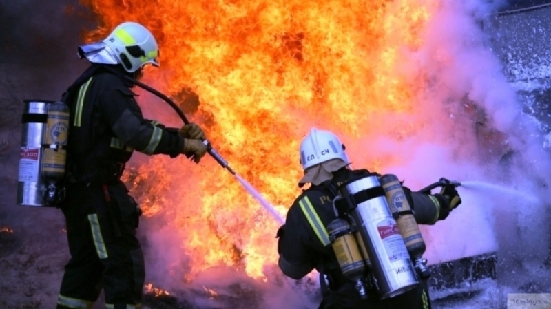 Крупный пожар произошел в исправительной колонии №3 Барнаула - Новости