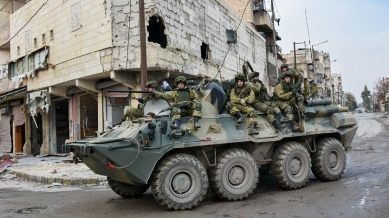 Российский военный погиб при подрыве бронеавтомобиля в Сирии