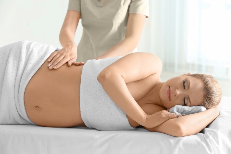 В чем польза массажа для беременных?